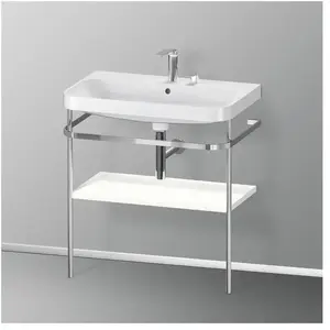 Duravit Happy D.2 Lavabo avec support, HP4837E3636, c-shaped pas cher
