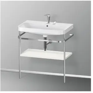 Duravit Happy D.2 Lavabo avec support, HP4837E3939, c-shaped pas cher