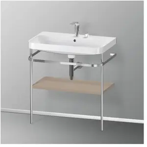 Duravit Happy D.2 Lavabo avec support, HP4837E7575, c-shaped pas cher