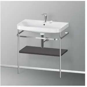 Duravit Happy D.2 Lavabo avec support, HP4837E8080, c-shaped pas cher