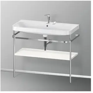 Duravit Happy D.2 Lavabo avec support, HP4838E2222, c-shaped pas cher