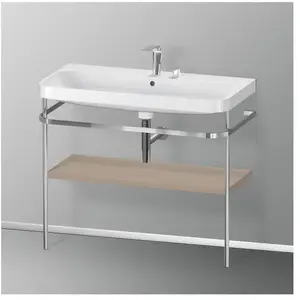 Duravit Happy D.2 Lavabo avec support, HP4838E7575, c-shaped pas cher