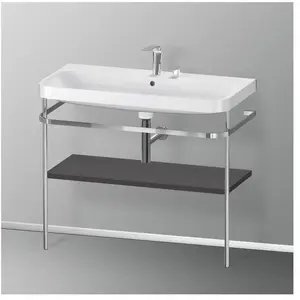 Duravit Happy D.2 Lavabo avec support, HP4838E8080, c-shaped pas cher