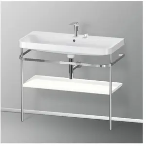 Duravit Happy D.2 Lavabo avec support, HP4838E3636, c-shaped pas cher