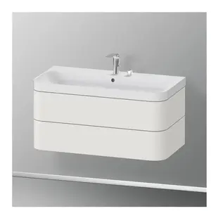Duravit Happy D.2 Vasque avec meuble bas, 2 tiroirs, HP4348E3939, c-shaped pas cher