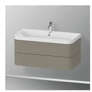 Duravit Happy D.2 Vasque avec meuble bas, 2 tiroirs, HP4348O9292, c-shaped pas cher