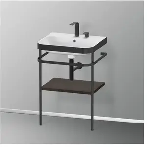 Comparateur de prix : Duravit Happy D.2 Lavabo avec support, HP4735E6969, c-bonded