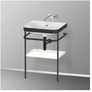 Comparateur de prix : Duravit Happy D.2 Lavabo avec support, HP4735N3636, c-bonded