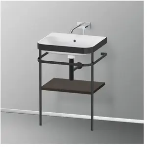 Comparateur de prix : Duravit Happy D.2 Lavabo avec support, HP4735N6969, c-bonded