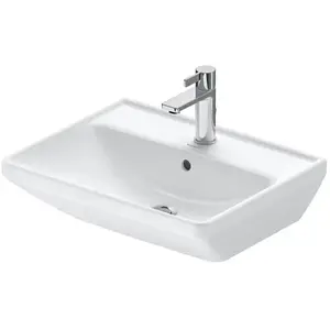 Lavabo D-Neo - Duravit - Rectangle - Céramique - BlancVendu paramazon