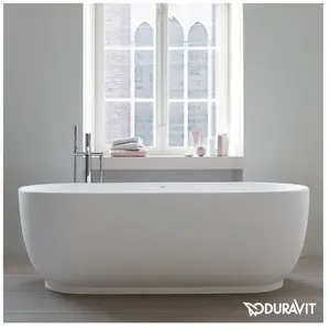 Comparateur de prix : Duravit Luv Baignoire en îlot, ovale, 700461000000000,