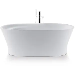 Comparateur de prix : Duravit Cape Cod Baignoire en îlot, ovale, 700459000000000,