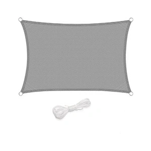 WOLTU Voiles d'ombrage,rectangulaire 3x5m,en HDPE,Protection Solaire, ... pas cher