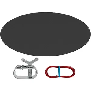 Couverture Piscine Ronde WOLTU - F610cm - PE 200g-m² - illets et Cord... pas cher