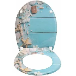 WOLTU Abattant WC Antibactérien Couvercle WC Soft Close pour Couvette ... pas cher