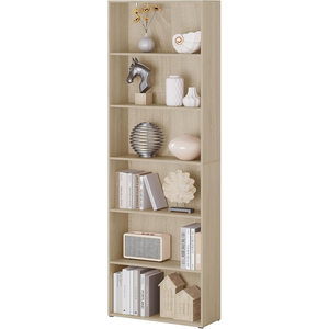 WOLTU Bibliothèque Salon, Étagère Ouverte à 6 Niveaux, Meuble Chambre,... pas cher