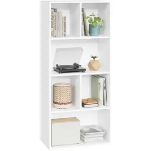 Comparateur de prix : Bibliothèque armoire WOLTU - Meuble de rangement avec 6 compartiments ...