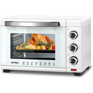 Comparateur de prix : WOLTU Mini four électrique 28 litres, Mini Four à Pizza à Pain grillé ...