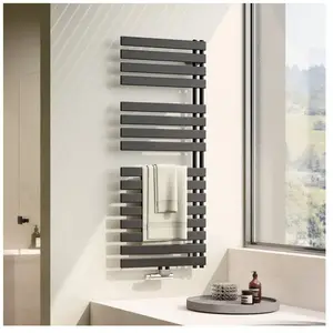 Kermi Credo Half flat Sèche-serviettes, fonctionnement à eau chaude, EAN1A180045AWXK,