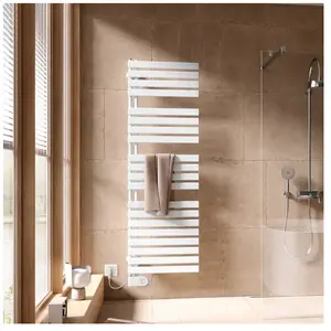Kermi Credo Half flat-E Sèche-serviettes, fonctionnement tout électrique, EAE1A1800602IXK,