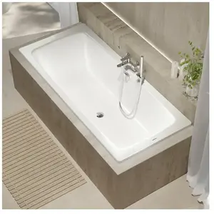 KALDEWEI EMOTIONS DUO Baignoire rectangulaire à encastrer, 101285176, pas cher
