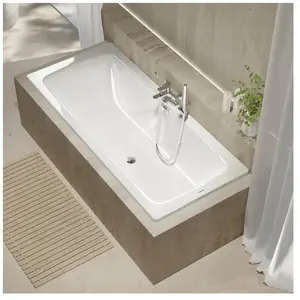 KALDEWEI EMOTIONS DUO Baignoire rectangulaire à encastrer, 101670292, pas cher