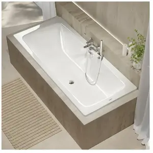 KALDEWEI EMOTIONS DUO Baignoire rectangulaire à encastrer, 101670294, pas cher