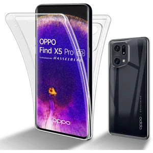 Cadorabo Coque pour Oppo Find X5 Pro - Transparente pas cher