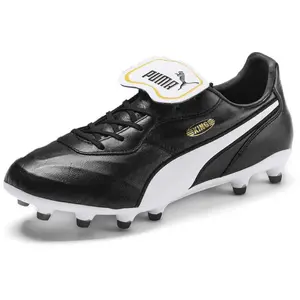 PUMA King Top FG, Chaussures de Football Mixte, Puma Black Puma White, 39 EU