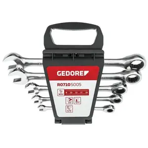 Comparateur de prix : Gedore Gedo Rd Ringratschenmaulschlsatz 5tlg  Sw8-19mm 3300849