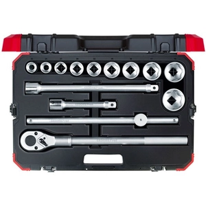 Comparateur de prix : GEDORE RED 3300011 - Jeu de clés à douille 3/4 SW22-50mm 14 pcs , R78004014