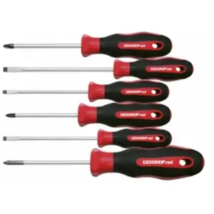 Comparateur de prix : Gedore - red 3301271 - Jeu de tournevis 2C pz sl 6 pcs , R38002106