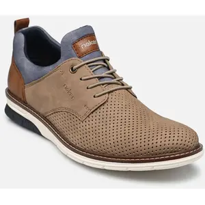 Rieker® - Baskets Basses Slip-on Et Lacets Décoratifs Rieker® En Cuir Kaki - Kaki 46 pas cher