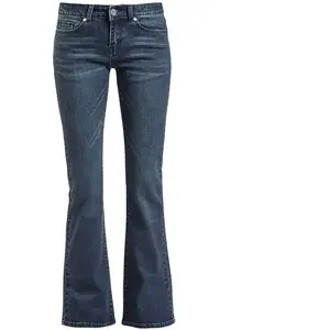 Comparateur de prix : Jean  de Black Premium by EMP - Grace - Jean Bleu Foncé Évasé - W26L32 à W40L34 - pour Femme - bleu W33L32