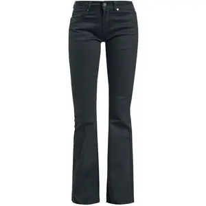 Comparateur de prix : Jean  de Black Premium by EMP - Grace - Jean Noir À Revers - W26L32 à W40L34 - pour Femme - noir W27L30