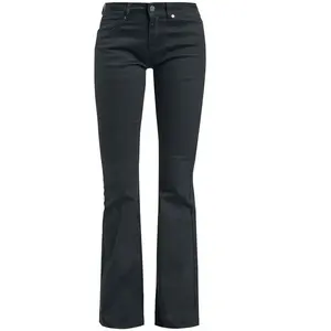 Jean de Black Premium by EMP - Grace - Jean Noir À Revers - W26L32 à W38L34 - pour Femme - noir W30L32 pas cher