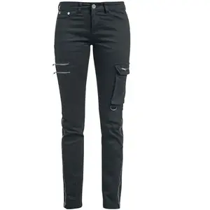 Comparateur de prix : Jean  de Black Premium by EMP - Skarlett - Jean Noir Ourlet Variable - W26L32 à W34L34 - pour Femme - noir W28L32