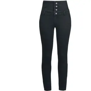 Jean  de RED by EMP - Jean Taille Haute - W28L32 à W38L34 - pour Femme - noir W32L34