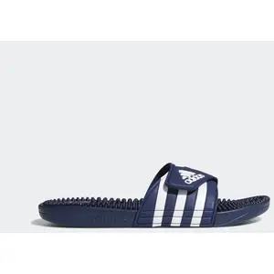 adidas Mixte Adissage Slides TOBOGGANS, Dark Blue/Cloud White/Dark Blue, 40.5 EU pas cher