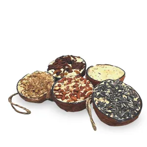 Lyra Pet - 10 pcs. ® Demi-noix de coco remplie de garnitureVendu paramazon