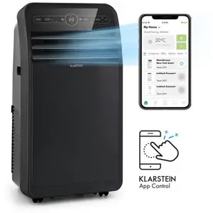 Comparateur de prix : Climatiseur mobile avec evacuation - Klarstein - 12000 BTU - Commande ...