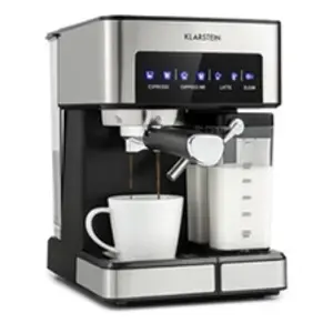 Comparateur de prix : Machine expresso - Klarstein - 1350W - Cafetière - 20 Bar - 1,8L - Pan...
