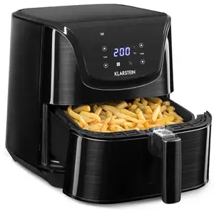 KLARSTEIN Friteuse à air chaud - Aero Vital deluxe - 5,4L 1700W inox argent pas cher