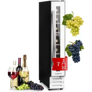 Comparateur de prix : KLARSTEIN Cave à vin - Vinovilla 7 Built-in Uno - Cave de service - 5-22°C - Encastrable - Blanc