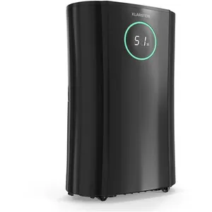 Klarstein DryFy ProConnect 24L Déshumidificateur Smart 24 L/jour 36 m² WiFi Minuteur 24h Noir