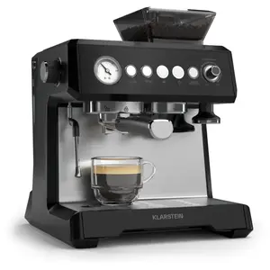 Klarstein GrandPresso Machine à expresso broyeur de précision buse vap... pas cher