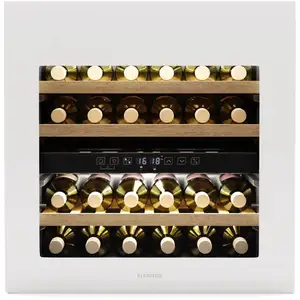 Comparateur de prix : Klarstein - Rhone 36 Duo Cave à Vin - 36 Bouteilles, 2 Zones, 5-22°C, ...