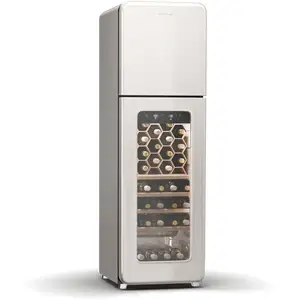 Klarstein Shirley cave à vin - 63 bouteilles, 2 zones, -10 à 18°C, écl...Vendu parcdiscount