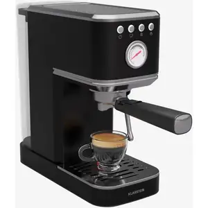 Klarstein - SteelPresso Slim Machine à expresso 20 bars, 1350 w, bus... pas cher