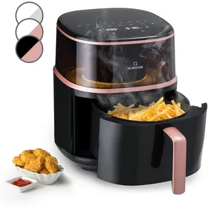 Comparateur de prix : Friteuse à air chaud - Klarstein Air Bloom 1500W 7,5L 16 programmes - Noir